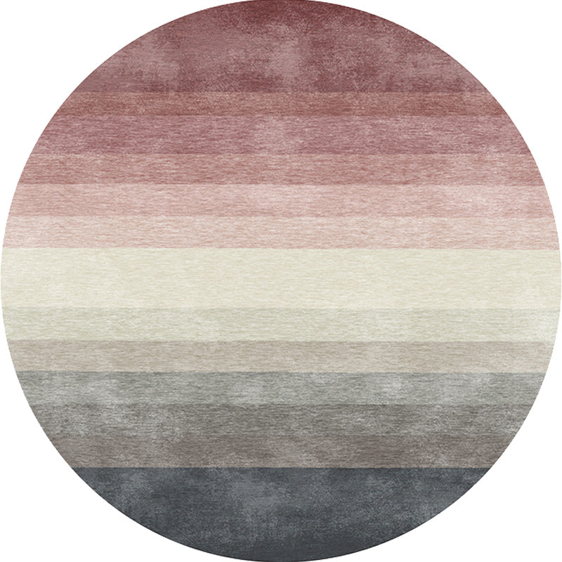Multicolor Ombre Pattern Carpet Polyester Modern Carpet Washable Non-Slip Pet-Friendly Carpet for the Living Room | Bowlift