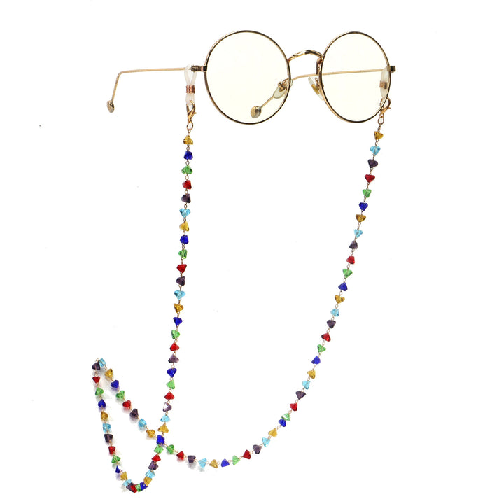 Colorful Crystal Eyewear Chain Bowlift