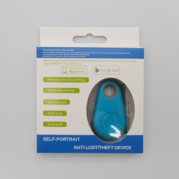 Water drop bluetooth anti-loss device intelligent two-way object-finding pet mobile phone key wallet alarm anti-loss device