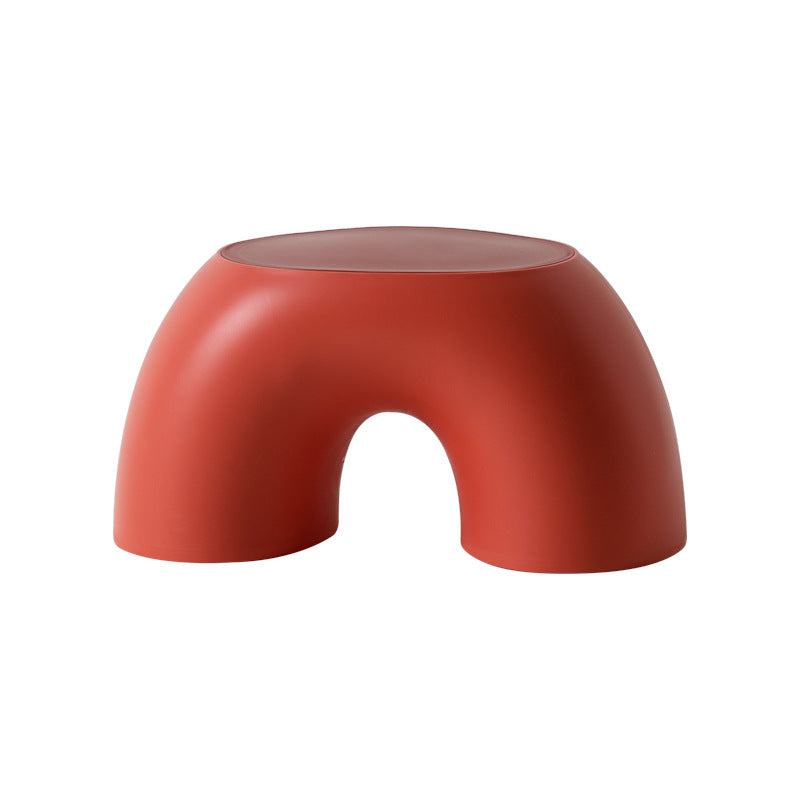 Children's Round Low Stool Comfortable Stool Non-slip Durable Shoe Changing Stool Rainbow Stool Simple Ring Rainbow Stool Thick Stool