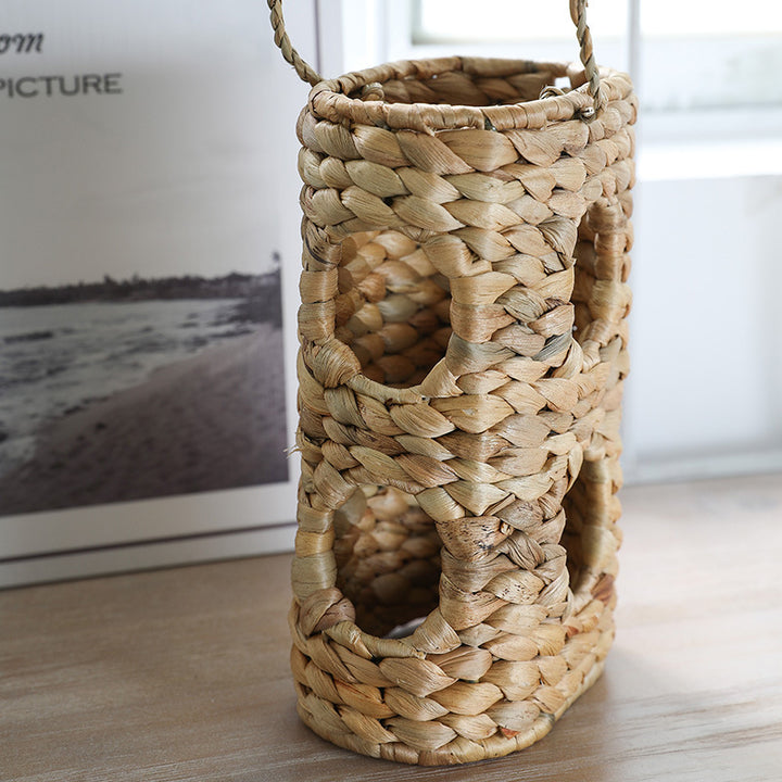 Versatile Hanging Woven Storage Basket Bowlift