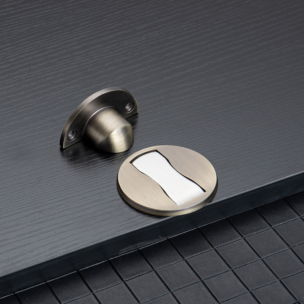 BowLt|304 Steel Door Stopper Attributes (Drill-Free/Strong Magnetic/Anti-Collision/Mute)