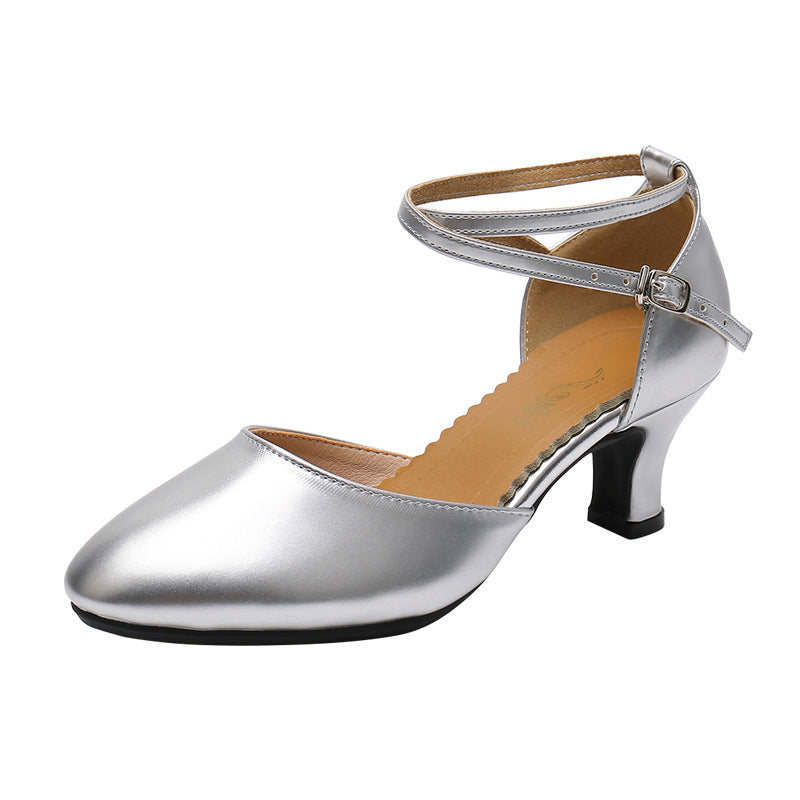 BowLift | Latin Dance Shoes Soft-Sole 5.5CM Medium Heel Practice Footwear