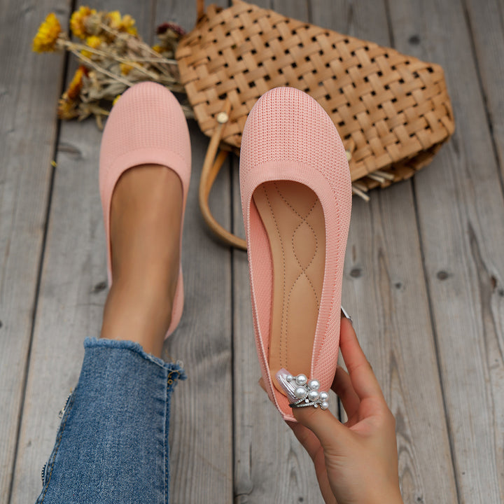 BowLift 丨 Women's Round Toe Bean Shoes