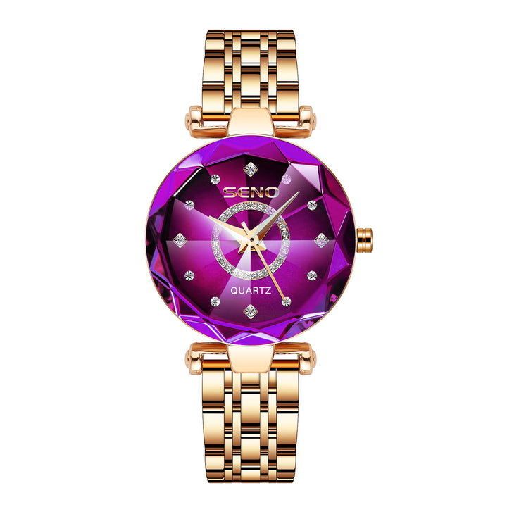 BowLift | Diamond Inlaid Steel Strap Women's Waterproof Watch