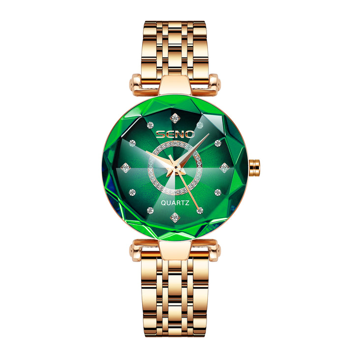 BowLift | Diamond Inlaid Steel Strap Women's Waterproof Watch