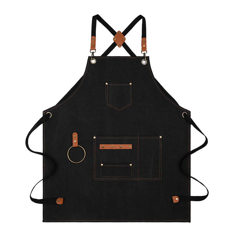 BowLift 丨 Canvas Sleeveless Apron Waterproof Oil-proof Cotton Canvas
