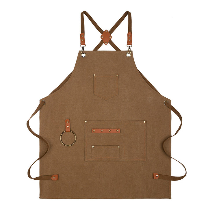 BowLift 丨 Canvas Sleeveless Apron Waterproof Oil-proof Cotton Canvas