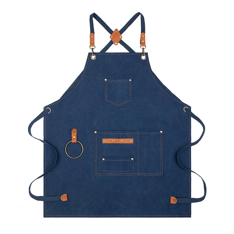 BowLift 丨 Canvas Sleeveless Apron Waterproof Oil-proof Cotton Canvas