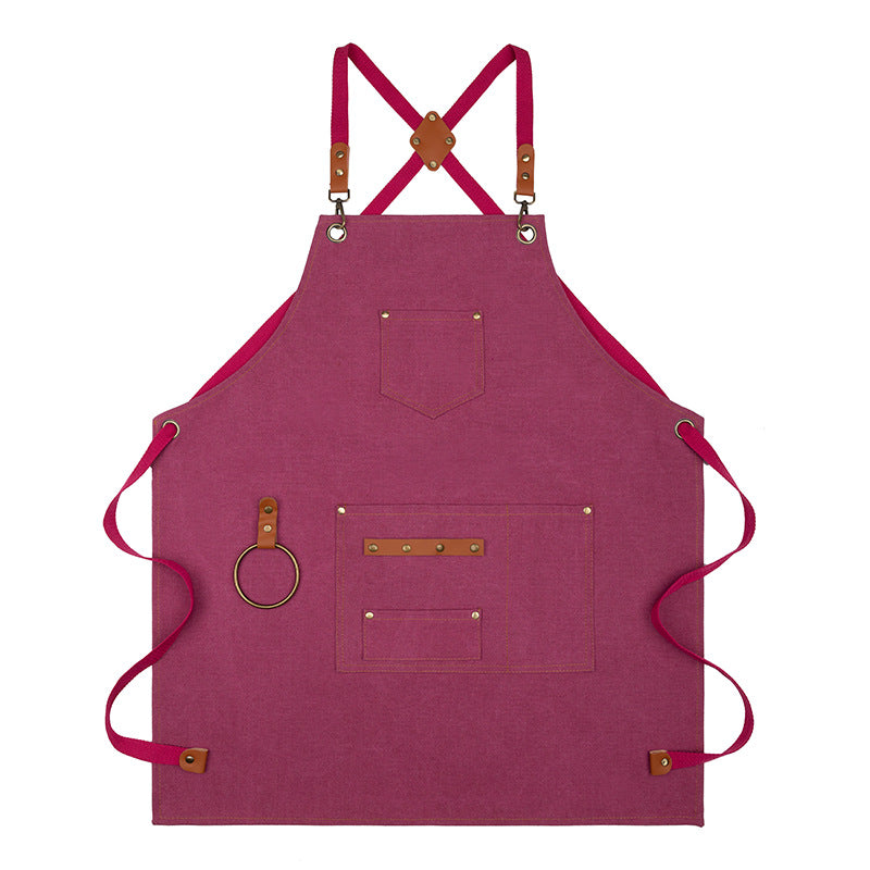 BowLift 丨 Canvas Sleeveless Apron Waterproof Oil-proof Cotton Canvas