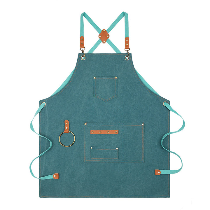 BowLift 丨 Canvas Sleeveless Apron Waterproof Oil-proof Cotton Canvas