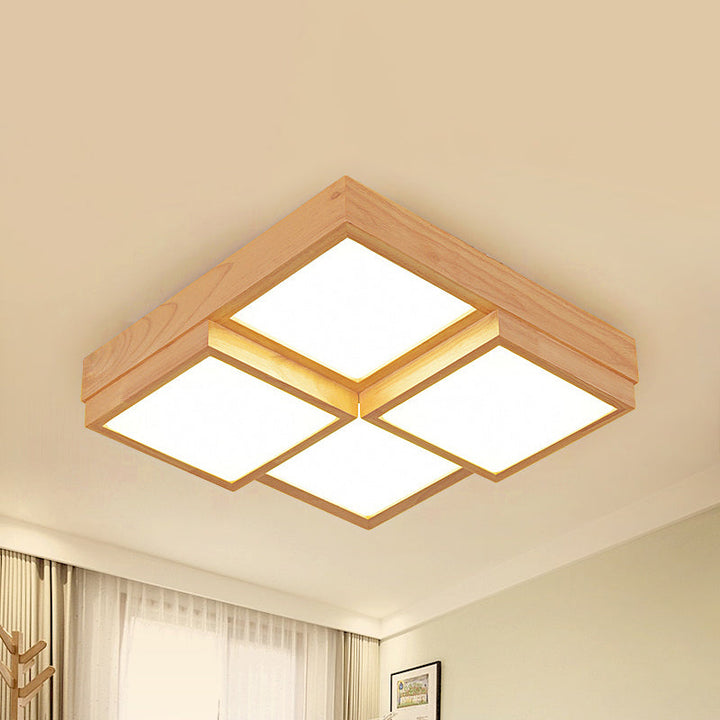 BowLift | RusticGlow Pendant Light - Multiple Lights Made of Natural Wood