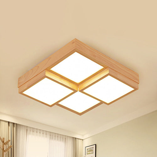 BowLift | RusticGlow Pendant Light - Multiple Lights Made of Natural Wood