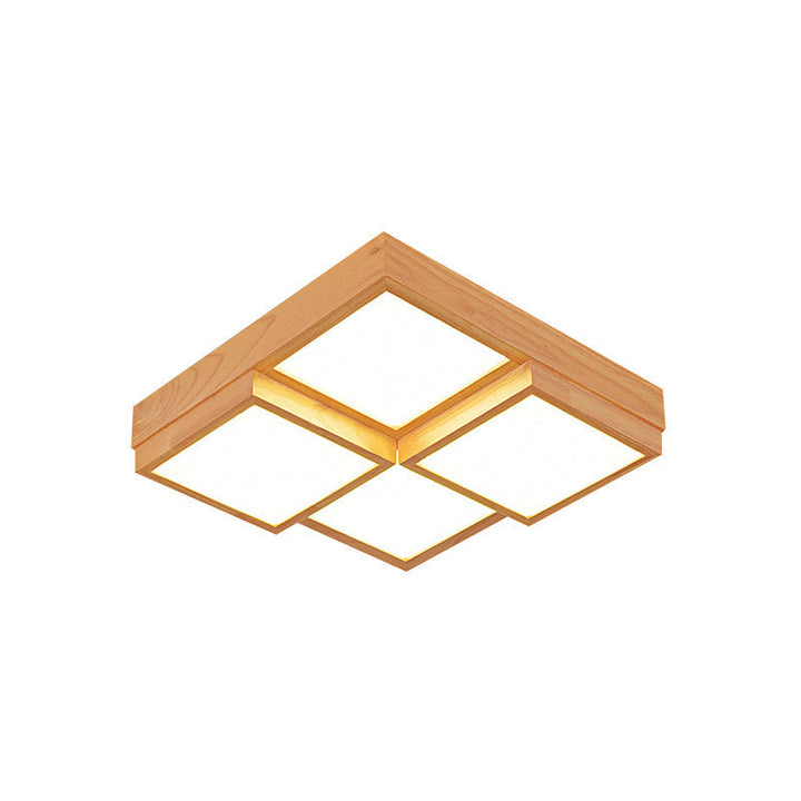 BowLift | RusticGlow Pendant Light - Multiple Lights Made of Natural Wood