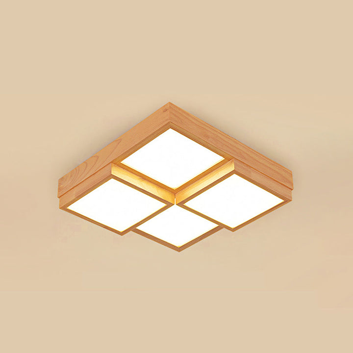 BowLift | RusticGlow Pendant Light - Multiple Lights Made of Natural Wood