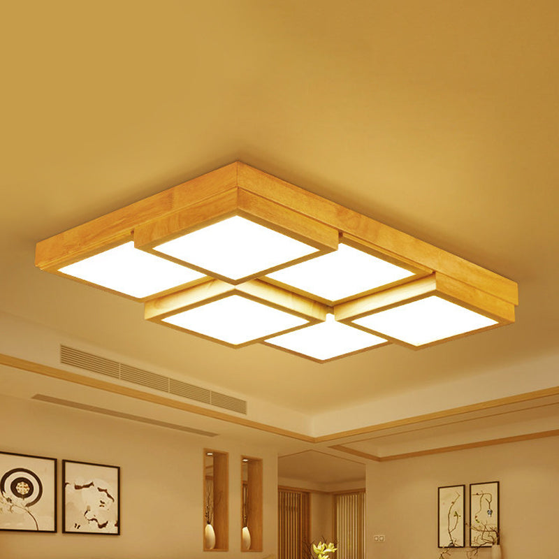 BowLift | RusticGlow Pendant Light - Multiple Lights Made of Natural Wood