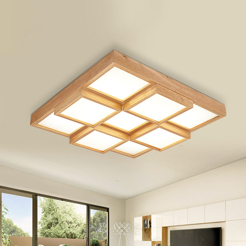 BowLift | RusticGlow Pendant Light - Multiple Lights Made of Natural Wood