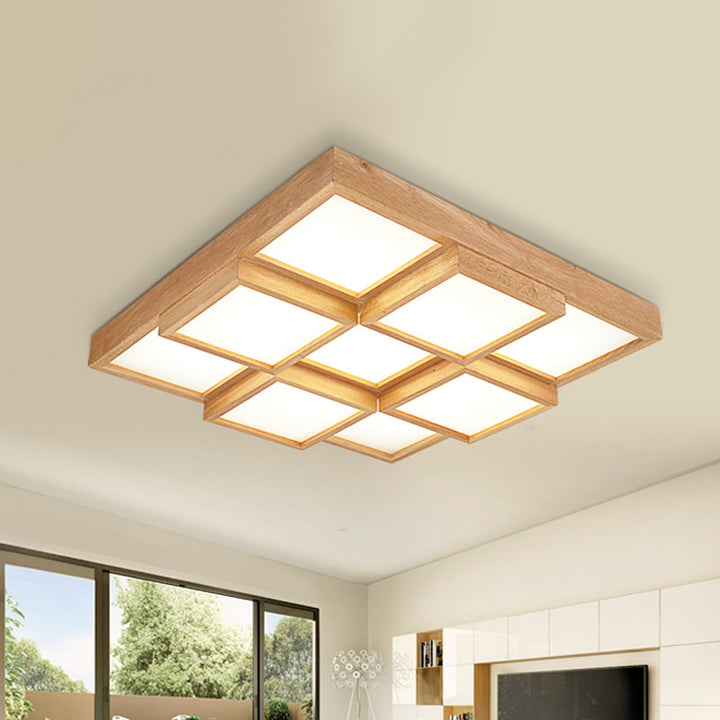 BowLift | RusticGlow Pendant Light - Multiple Lights Made of Natural Wood