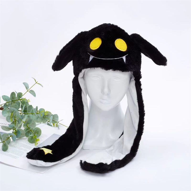 BowLift 丨 Women's Cute Fluffy Plush Hat Movable Ears