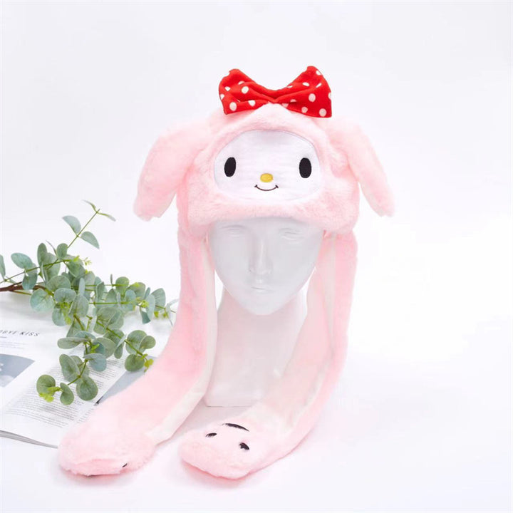 BowLift 丨 Women's Cute Fluffy Plush Hat Movable Ears
