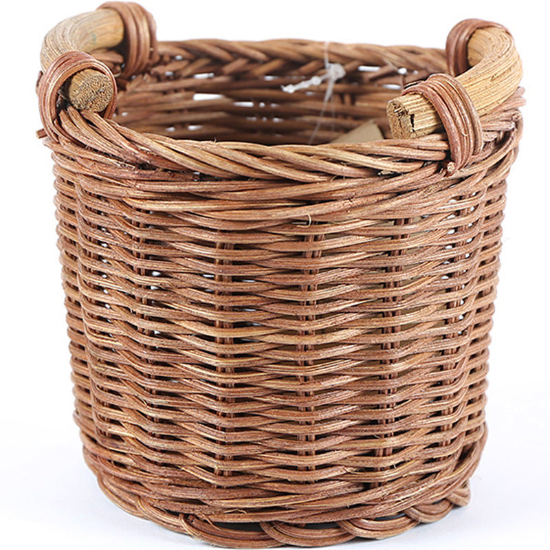 Decorative Woven Storage Basket Bowlift