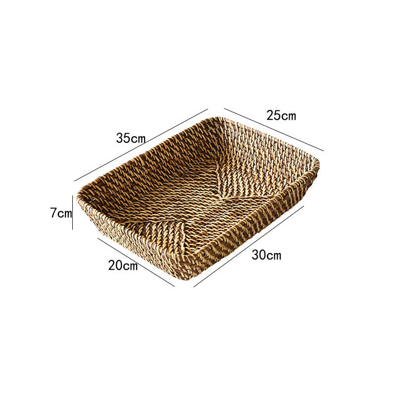 Decorative Woven Laundry Basket Bowlift