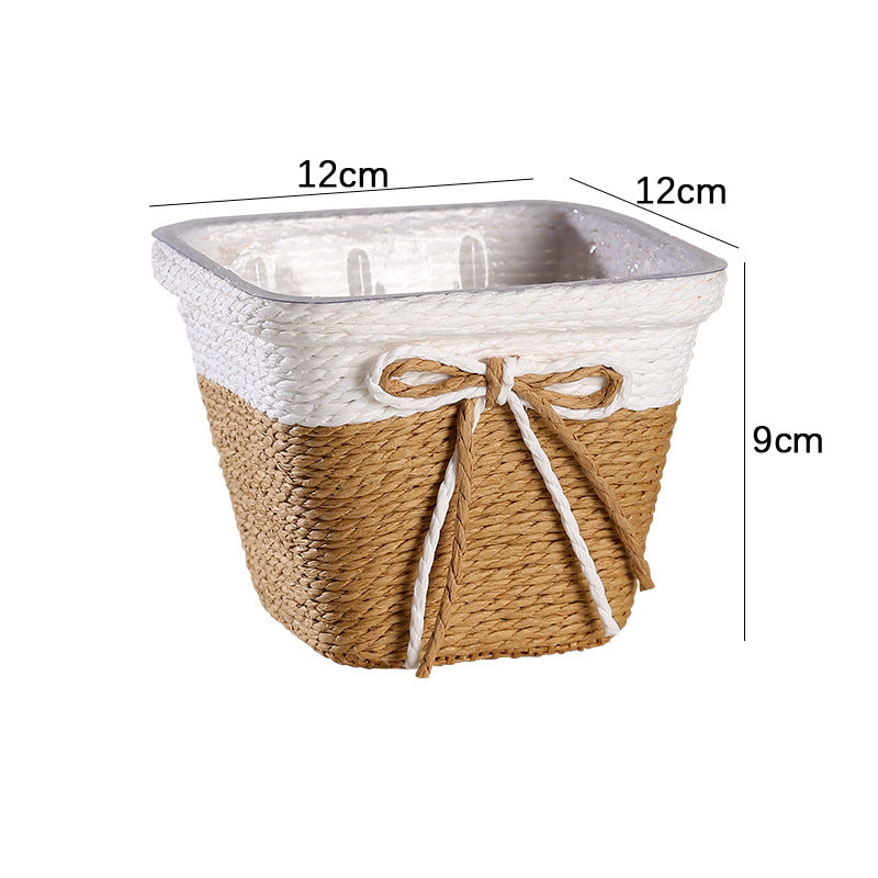 Decorative Woven Planter Bowlift