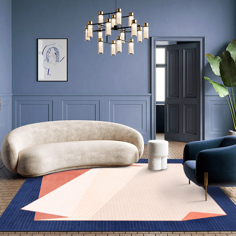 Blue Moon Pattern Carpet Polyester Modern Carpet Washable Non-Slip Pet-Friendly Carpet for the Living Room | Bowlift