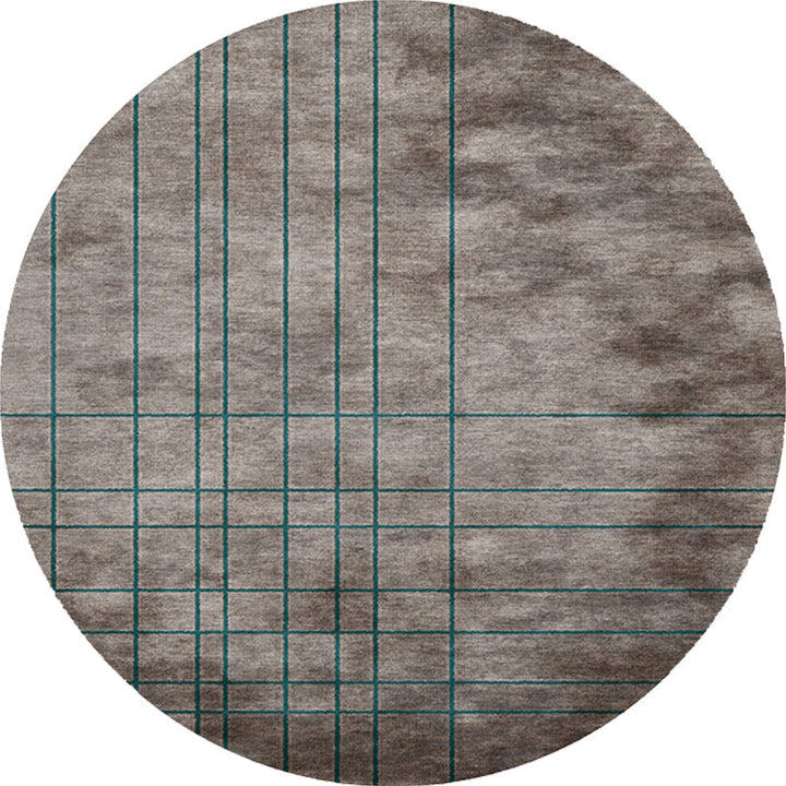 BowLift | Colorful checkered rug Polyester Modern rug Washable Non-slip Pet-friendly area rug for the living room