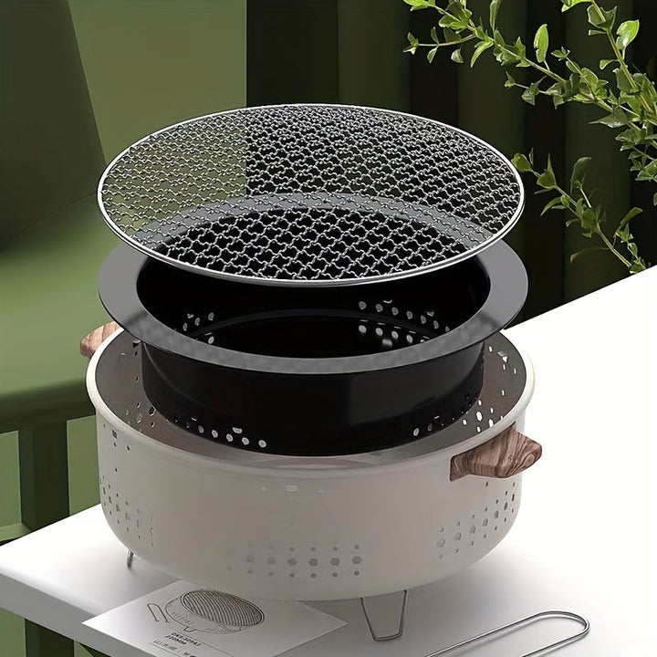 BowLift | Indoor Grill Smokeless –  Griddle with Grease Drain