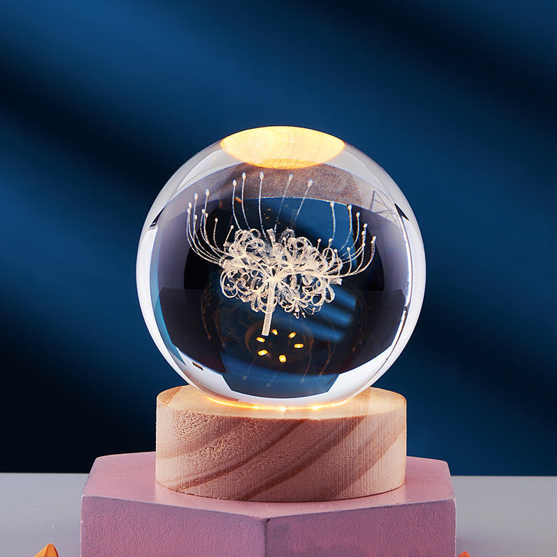 3D Crystal Ball Night Lamp Bowlift