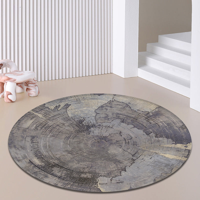 Unique Multicolored Modernist Rug Polyester Abstract Rug Washable Pet Friendly Non-Slip Rug for the Living Room | Bowlift
