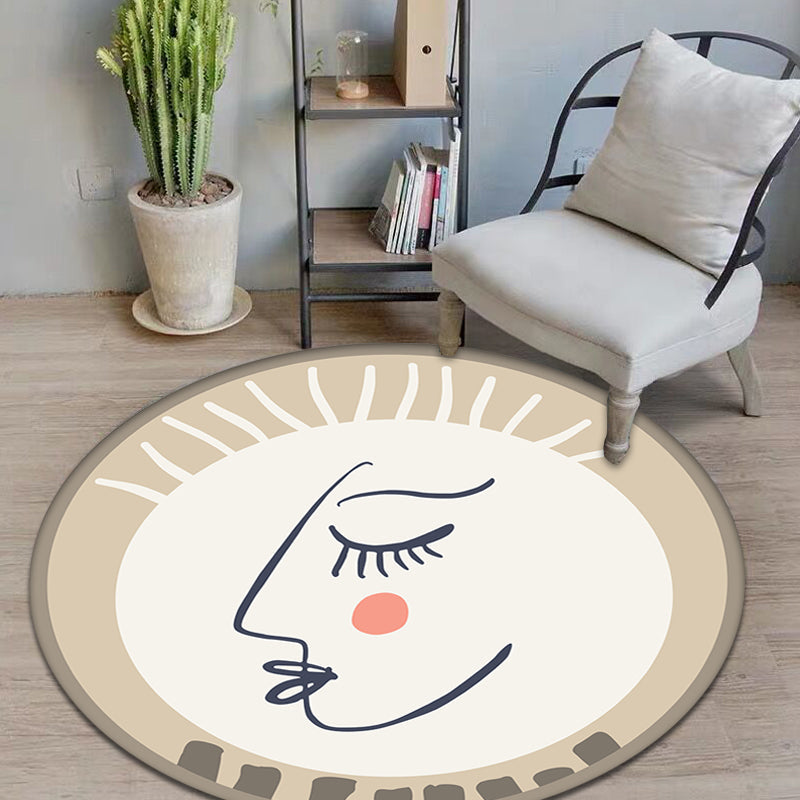 BowLift | Character Carpet Polyester Modern Carpet Washable Anti-Slip Pet-Friendly Area Rug for Living Room