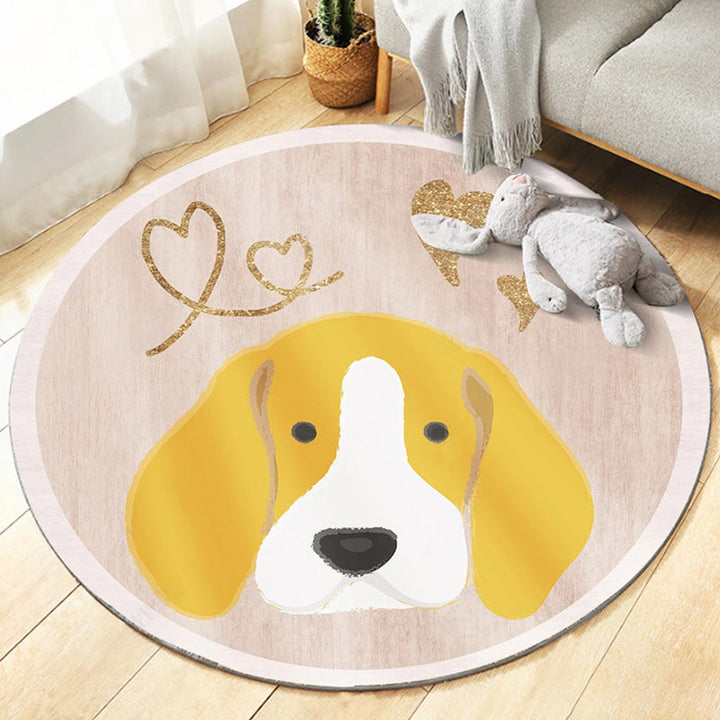 BowLift | Unique Multicolor Kids Rug Polyester Animal Pattern Rug Washable Pet-Friendly Non-Slip Carpet for the Children's Room