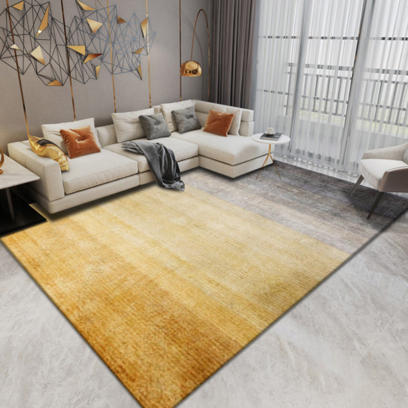 Unique multicolored modernist carpet polyester ombre pattern washable pet friendly non-slip carpet for the living room | Bowlift