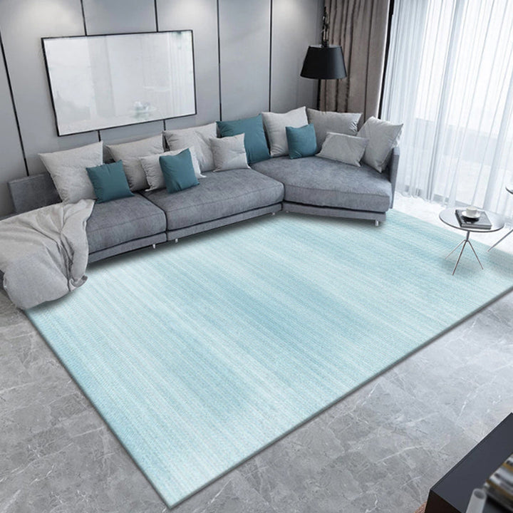 Unique multicolored modernist carpet polyester ombre pattern washable pet friendly non-slip carpet for the living room | Bowlift