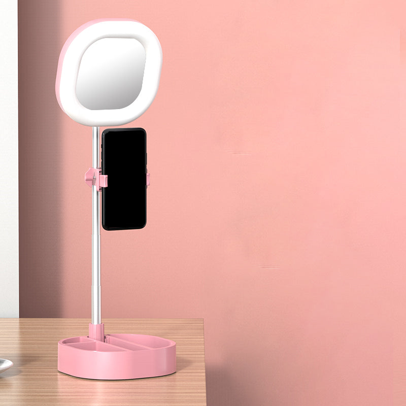 BowLift | Square LED Mirror Light Simple Style Metallic Black/Pink/Blue Finish Fill Light with USB Connection