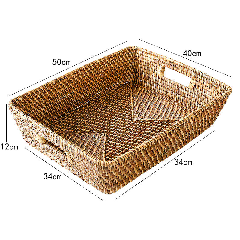 Decorative Woven Laundry Basket Bowlift