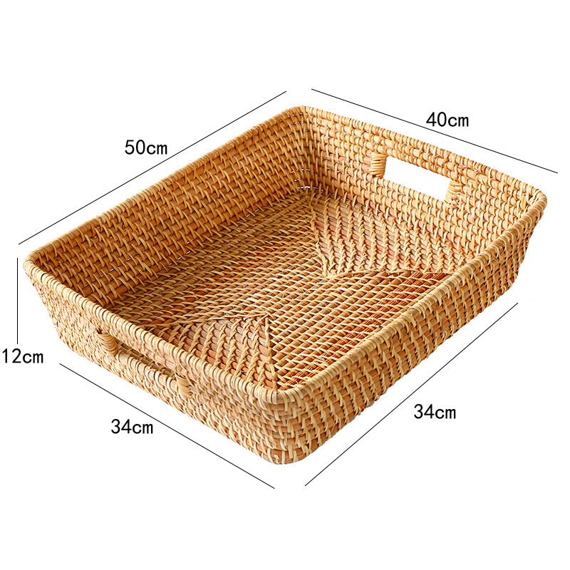 Decorative Woven Laundry Basket Bowlift