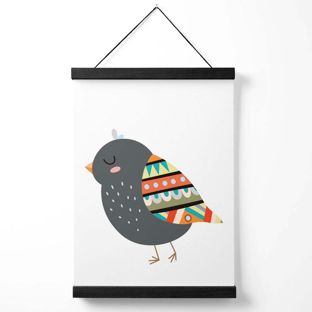 Bird Tribal Tier Poster with Hanger | Bowlift