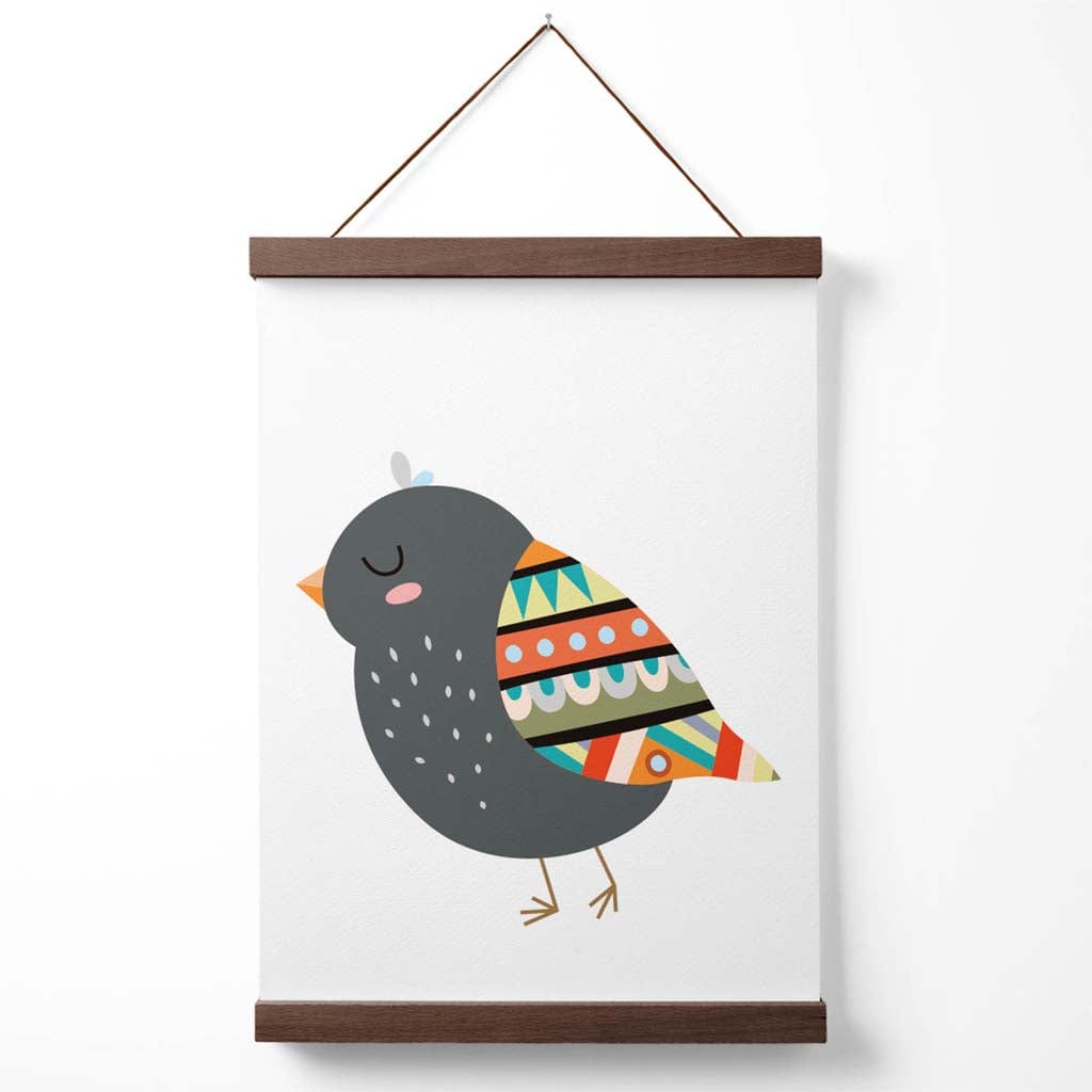 Bird Tribal Tier Poster with Hanger | Bowlift