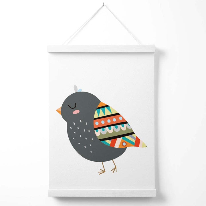 Bird Tribal Tier Poster with Hanger | Bowlift