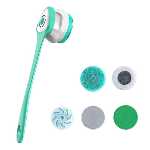 BowLift | Electric Shower Brush | Rotating Exfoliating Body Scrubber | Long Handle | Deep Cleaning & Massage