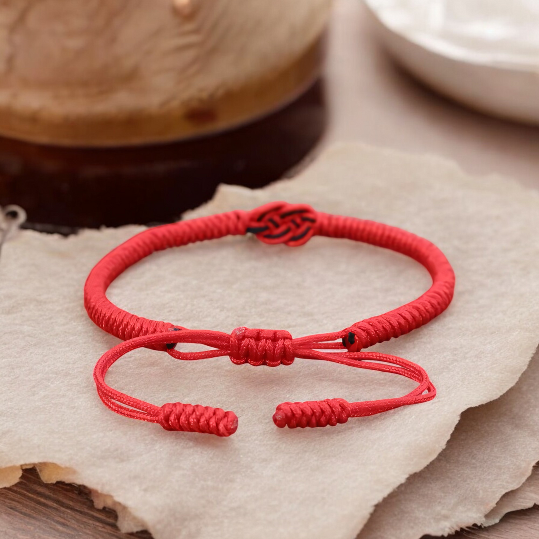 BowLift | Minimal Red Thread Of Fate Couples Bracelet