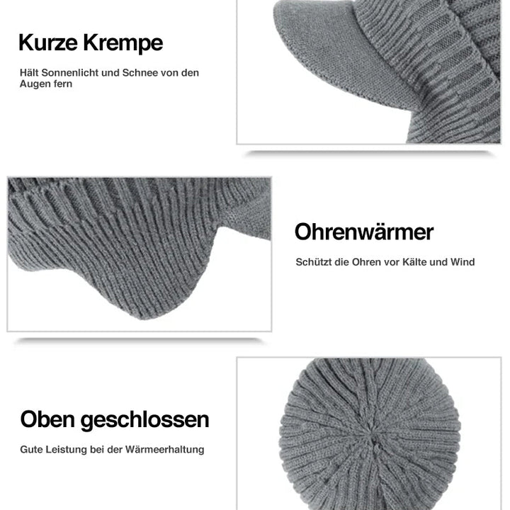 BowLift | Elastic warm ear protection knit cap