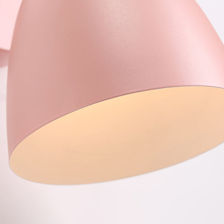 BowLift | Modern Minimalistic Round Horn Aluminum Wood 1-Light Wall Lamp for Bedroom