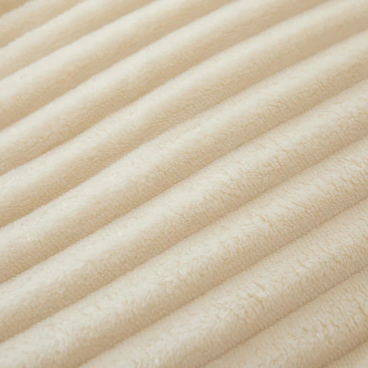 BowLift | Wide Striped Flannel Fleece Blanket - CozyStripe