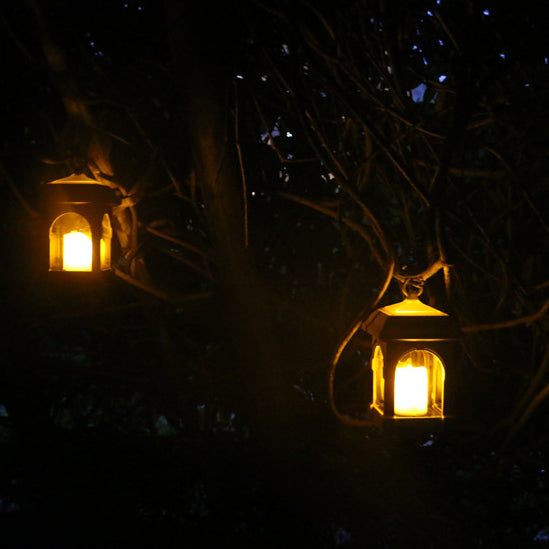 Traditional European Solar Waterproof House Cubic Plastic LED Landscape Lighting Outdoor Light For Garden | Bowlift