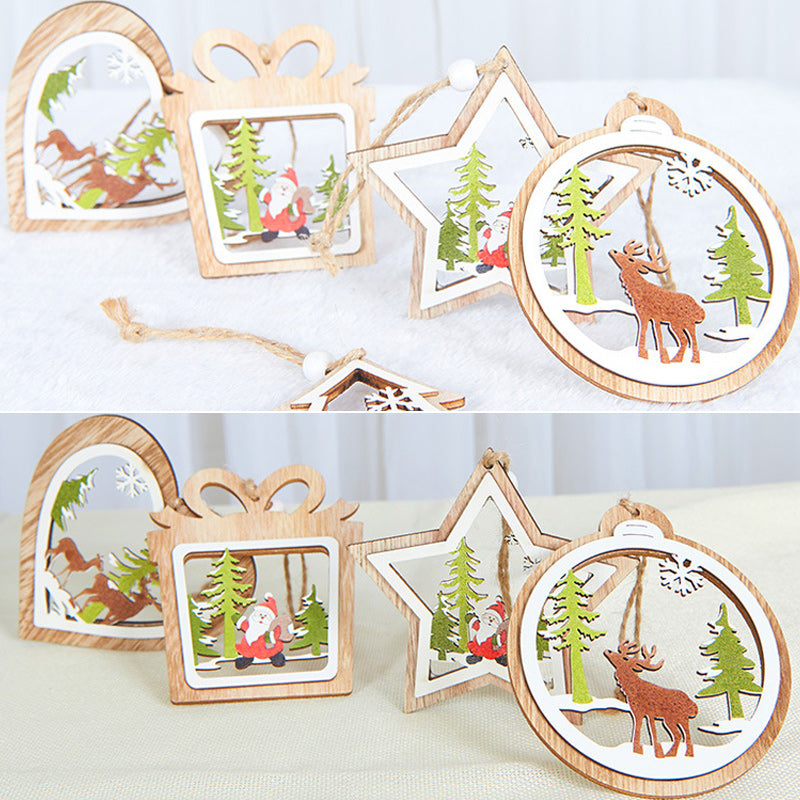 BowLift | Christmas Wooden Pendant