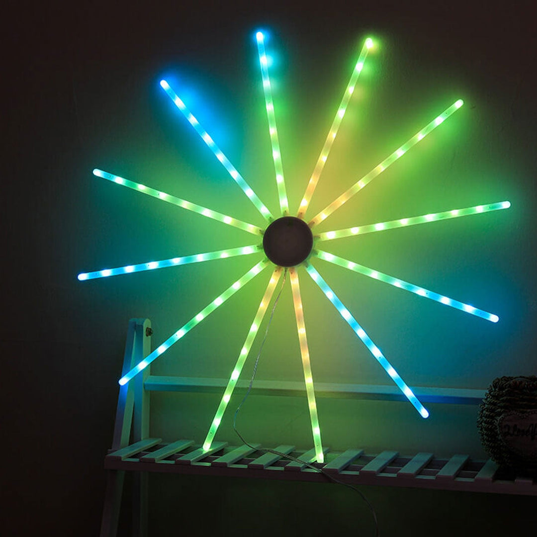 BowLift | Creative RGB Illusion Windmill Fireworks LED String Lights